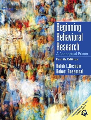 Beginning Behavioral Research: A Conceptual Primer: United States Edition