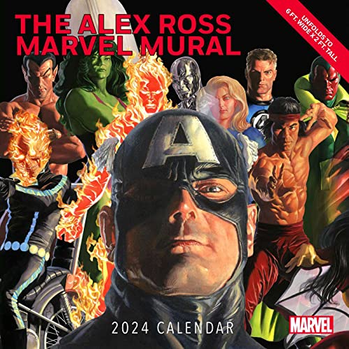 Alex Ross Marvel Mural 2024 Oversized Wall Calendar von Harry N Abrams Inc.