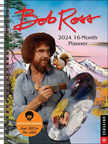 Bob Ross 16-Month 2024 Planner Calendar: September 2023 - December 2024 von Rizzoli Universe