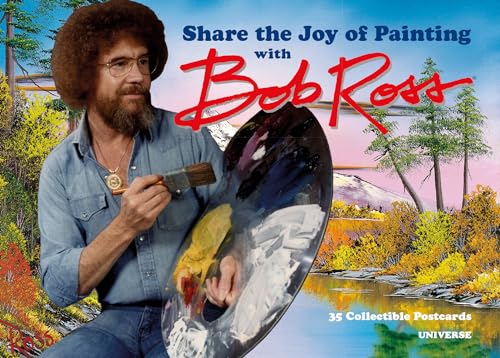 Share the Joy of Painting with Bob Ross: 35 Postcards