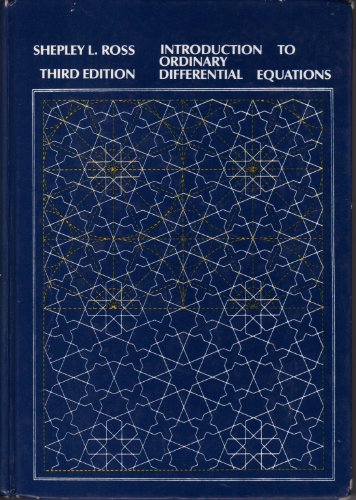Introduction to Ordinary Differential Equations