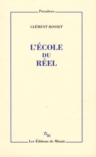 L'école du réel von MINUIT