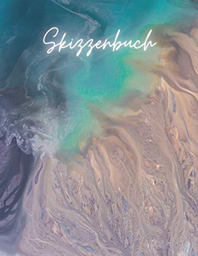 Skizzenbuch: Skizzenblock zum Malen, Skizzieren und Notieren. Zeichenbuch Großes Format (Abstrakt Kunst) von Independently published