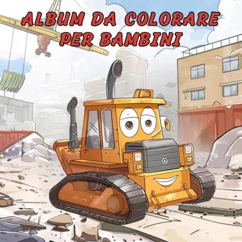 Album da colorare per bambini: Mezzi da lavoro von Independently published