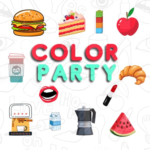 Color Party: LIbro antistress da colorare per adulti e bambini.