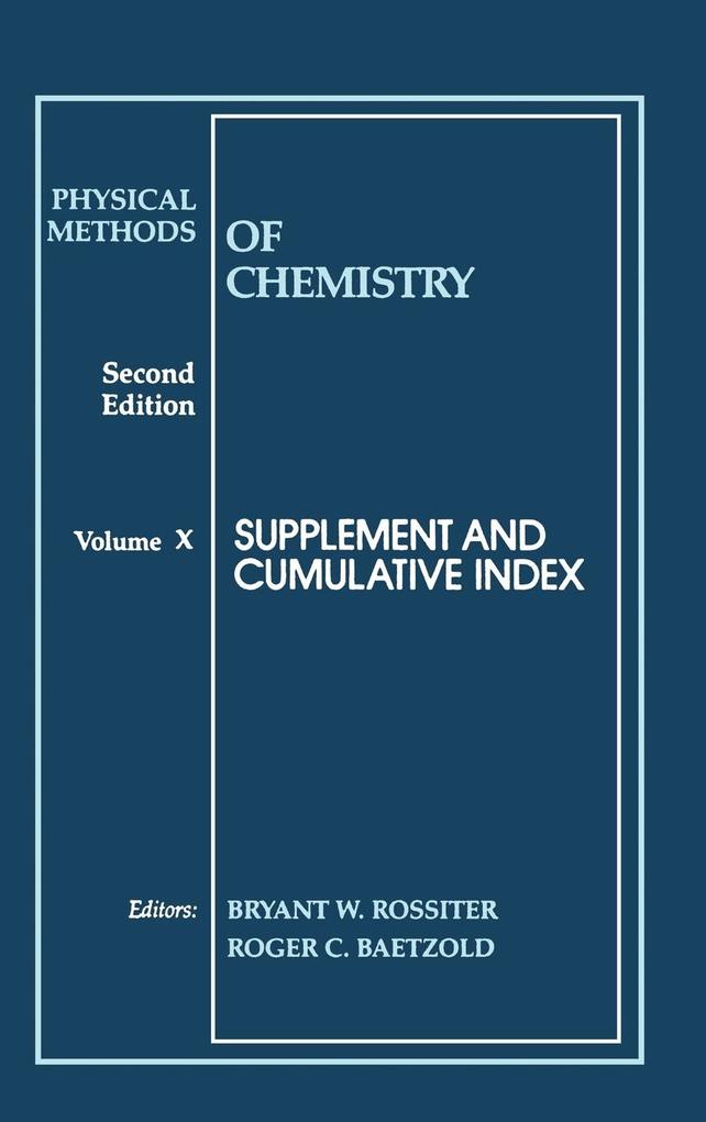 Chemistry 2e V10 Supplement and Index von John Wiley & Sons