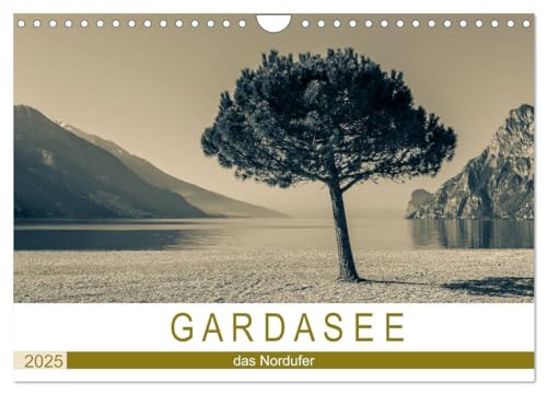 GARDASEE - das Nordufer (Wandkalender 2025 DIN A4 quer), CALVENDO Monatskalender: Genießen Sie das atemberaubende Panorama des Nordufers. von CALVENDO