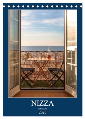 Nizza – Cote d'Azur 2025 (Tischkalender 2025 DIN A5 hoch), CALVENDO Monatskalender von CALVENDO