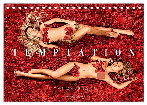 Temptation - Sinnliche Erotik (Tischkalender 2024 DIN A5 quer), CALVENDO Monatskalender