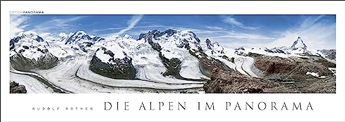 Die Alpen im Panorama: NEU 2024 - Immerwährender Panorama-Kalender, 110 x 39 cm von Edition Panorama