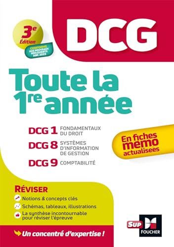 DCG - Toute la 1ère année du DCG 1, 8, 9 en fiches - Révision 2024-2025: DCG 1, Fondamentaux du droit ; DCG 8, Systèmes d'information et de gestion ; DCG 9, Comptabilité DCG - Toute la 1ère année du DCG 1, 8, 9 en fiches - Révision 2024-2025: DCG 1, Fondamentaux du droit ; DCG 8, Systèmes d'information et de gestion ; DCG 9, Comptabilité von FOUCHER