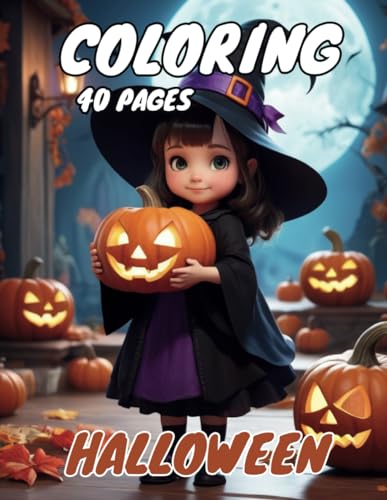Coloring 40 Pages: Halloween (Coloring book for kids) von Independently published