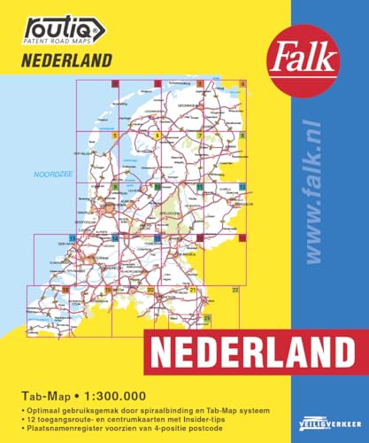 Nederland (Routiq atlas) von Falkplan,The Netherlands