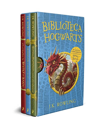 Biblioteca Hogwarts: (edición estuche con: Animales fantásticos y dónde encontrarlos | El Quidditch a través de los tiempos | Los cuentos de Beedle el bardo) (Harry Potter)