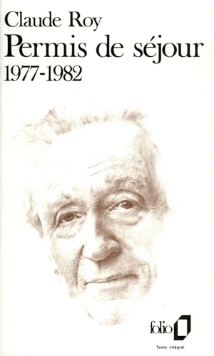 Permis de Sejour Roy: (1977-1982) (Folio)