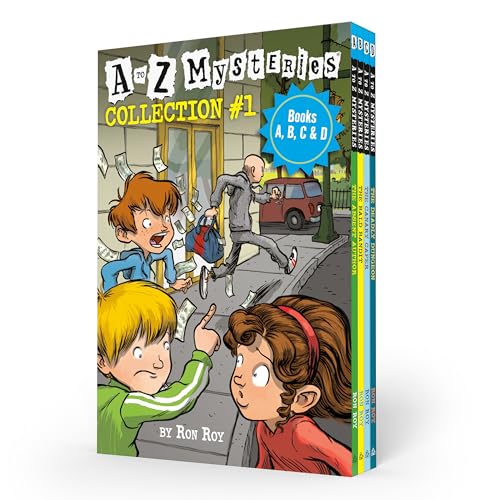 A to Z Mysteries Boxed Set Collection #1 (Books A, B, C, & D): The Absent Author, The Bald Bandit, The Canary Caper, The Deadly Dungeon von Random House Books for Young Readers