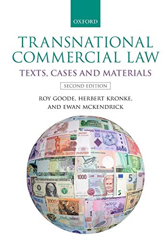 Transnational Commercial Law: Text, Cases, and Materials von Oxford University Press, USA