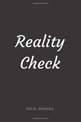 Reality Check: Journal book, 6 x 9 inch lined pages von CreateSpace Independent Publishing Platform