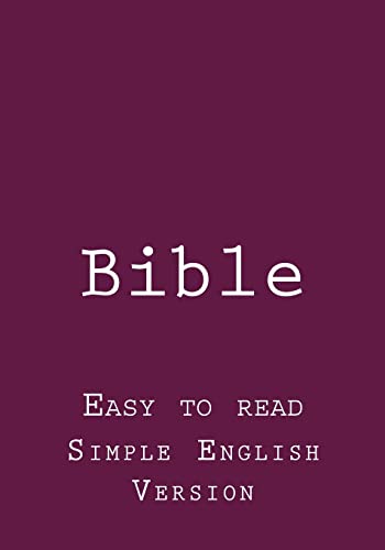 Bible: Easy to read - simple English version von CREATESPACE