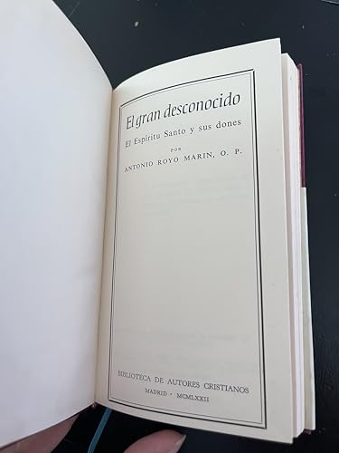 El gran desconocido: el Espíritu Santo y sus dones (MINOR, Band 29) von BAC