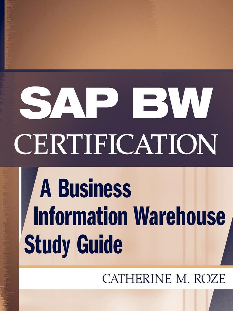 SAP BW Certification von John Wiley & Sons