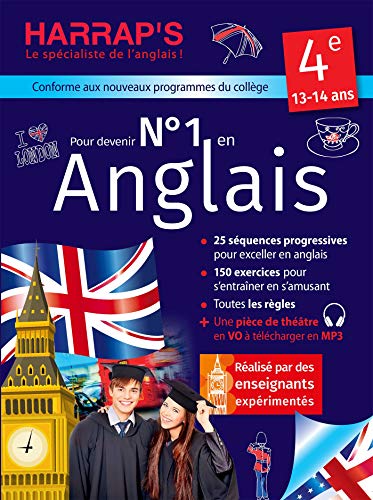 Numéro 1 en anglais 4e avec Harrap's