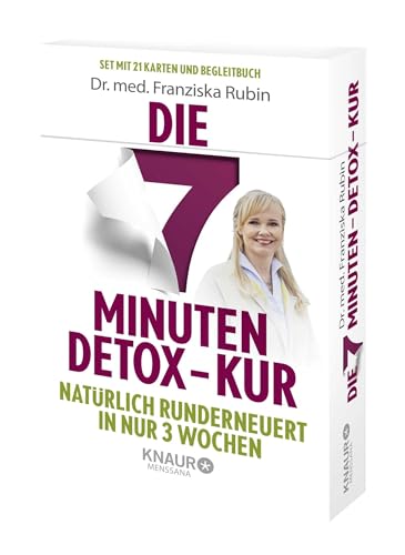 Die 7-Minuten-Detox-Kur: Natürlich runderneuert in nur 3 Wochen | Die Gesundheits-Box mit 21 Karten zum Entschlacken und Wohlfühlen. Inklusive Anleitungsbuch. von Knaur MensSana HC