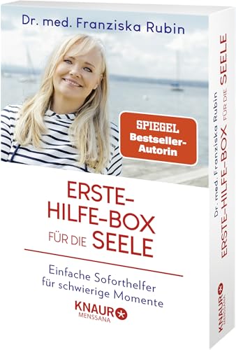 Die Erste-Hilfe-Box für die Seele: Einfache Soforthelfer für schwierige Momente. Set mit 21 Karten und Begleitbuch