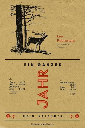 Ein ganzes Jahr: Mein Kalender (Friedenauer Presse Winterbuch) Ein ganzes Jahr: Mein Kalender (Friedenauer Presse Winterbuch) von Friedenauer Presse