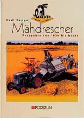 Class Mähdrescher: Prospekte von 1934 bis heute: Prospekte von 1934 bis heute. Einleitung dtsch.-engl.-französ.