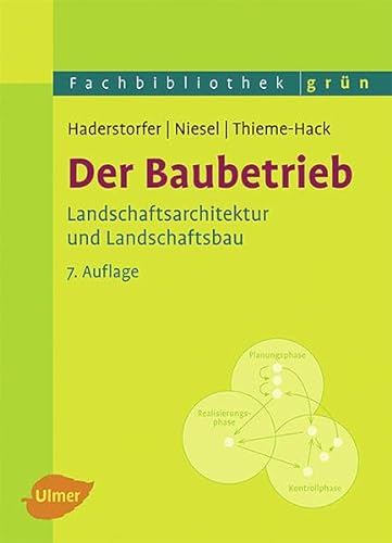 Der Baubetrieb: Landschaftsarchitektur und Landschaftsbau (Fachbibliothek Grün) von Ulmer Eugen Verlag