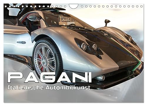Pagani italienische Automobilkunst (Wandkalender 2024 DIN A4 quer), CALVENDO Monatskalender: Pagani Hypercars aus Modena (CALVENDO Sport)