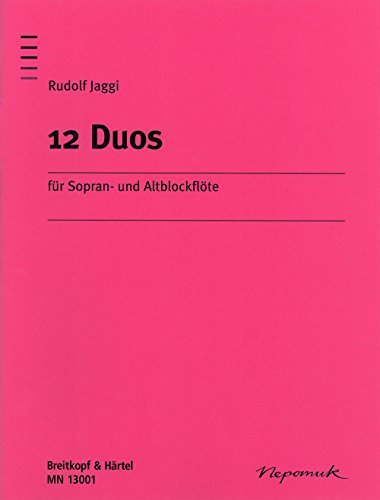 12 Duos für Sopran- und Altblockflöte (MN 13001)