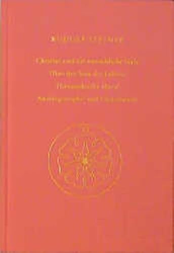 Christus und die menschliche Seele: Über den Sinn des Lebens. Theosophische Moral. Anthroposophie und Christentum. Zehn Vorträge, Kopenhagen, ... Gesamtausgabe: Schriften und Vorträge) von Steiner Verlag, Dornach