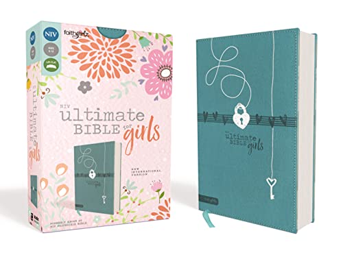 NIV, Ultimate Bible for Girls, Faithgirlz Edition, Leathersoft, Teal: New International Version, Teal, Leathersoft