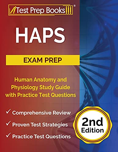 HAPS Exam Prep: Human Anatomy and Physiology Study Guide with Practice Test Questions [2nd Edition] von Test Prep Books