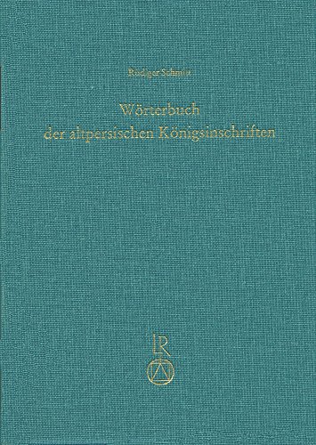 Wörterbuch der altpersischen Königsinschriften