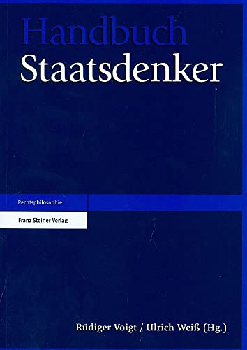 Handbuch Staatsdenker von Franz Steiner Verlag Wiesbaden GmbH