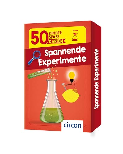 Spannende Experimente (50 Kinderspaßkarten) von Circon