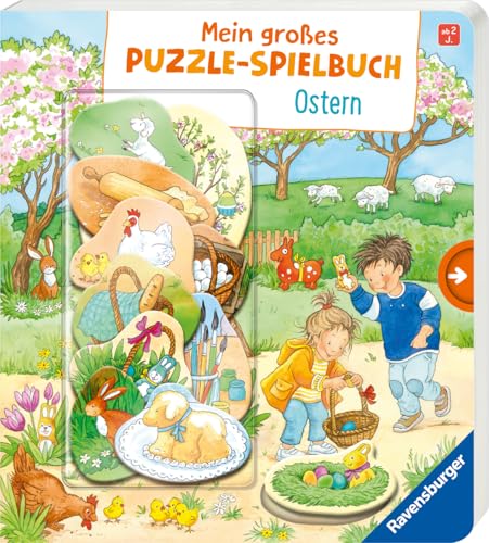 Mein großes Puzzle-Spielbuch: Ostern - Puzzlebuch ab 2 Jahren, mit 10 Puzzleteilen, Geschenk fürs Osternest Mein großes Puzzle-Spielbuch: Ostern - Puzzlebuch ab 2 Jahren, mit 10 Puzzleteilen, Geschenk fürs Osternest
