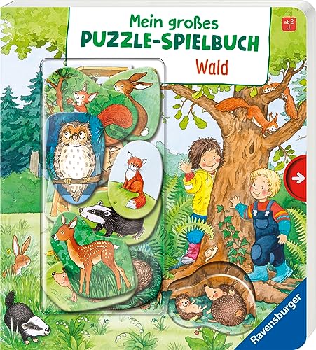Mein großes Puzzle-Spielbuch: Wald von Ravensburger