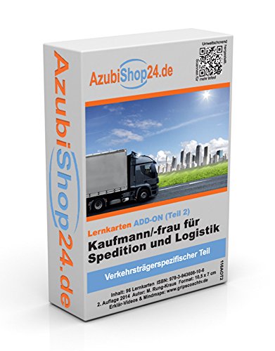 AzubiShop24.de Add-on-Lernkarten Kaufmann / Kauffrau für Spedition und Logistikdienstleistung: Erfolgreiche Prüfungsvorbereitung auf die Abschlussprüfung Verkehrsträgerspezifischer Teil AzubiShop24.de Add-on-Lernkarten Kaufmann / Kauffrau für Spedition und Logistikdienstleistung: Erfolgreiche Prüfungsvorbereitung auf die Abschlussprüfung Verkehrsträgerspezifischer Teil