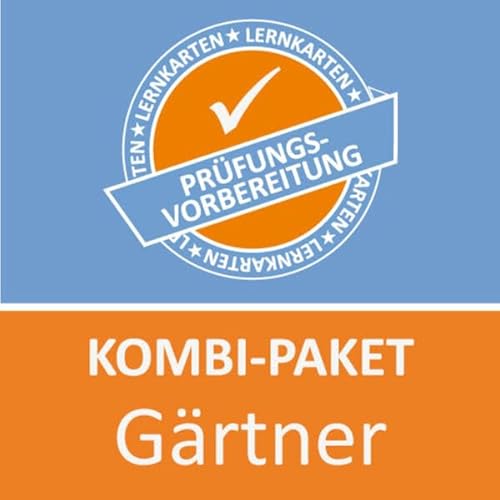 Kombi-Paket Gärtner Lernkarten: Erfolgreiche Prüfungsvorbereitung auf die Abschlussprüfung von Princoso GmbH