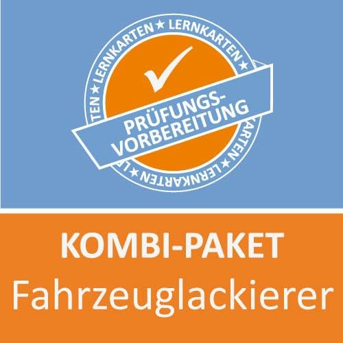Kombi-Paket Fahrzeuglackierer Lernkarten: Erfolgreiche Prüfungsvorbereitung auf die Abschlussprüfung von Princoso GmbH