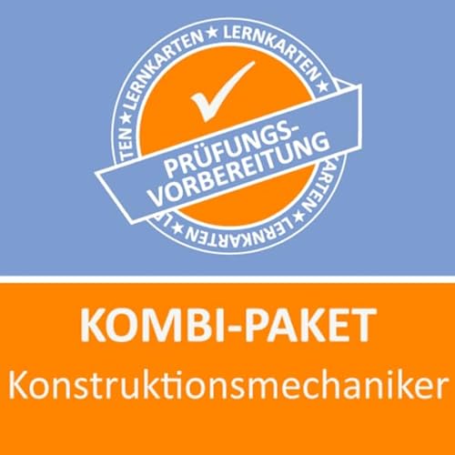 AzubiShop24.de Kombi-Paket Lernkarten Konstruktionsmechaniker /r: Erfolgreiche Prüfungsvorbereitung auf die Abschlussprüfung AzubiShop24.de Kombi-Paket Lernkarten Konstruktionsmechaniker /r: Erfolgreiche Prüfungsvorbereitung auf die Abschlussprüfung