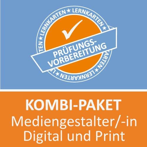 Kombi-Paket Mediengestalter Digital und Print Lernkarten: Erfolgreiche Prüfungsvorbereitung auf die Abschlussprüfung