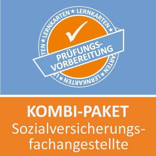 AzubiShop24.de Kombi-Paket Lernkarten Sozialversicherungsfachangestellte /r: Erfolgreiche Prüfungsvorbereitung auf die Abschlussprüfung AzubiShop24.de Kombi-Paket Lernkarten Sozialversicherungsfachangestellte /r: Erfolgreiche Prüfungsvorbereitung auf die Abschlussprüfung