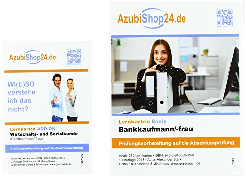 Kombi-Paket Lernkarten Bankkaufmann: Erfolgreiche Prüfungsvorbereitung auf die Abschlussprüfung Kombi-Paket Lernkarten Bankkaufmann: Erfolgreiche Prüfungsvorbereitung auf die Abschlussprüfung