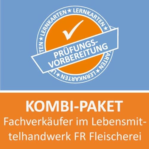 Kombi-Paket Lernkarten Fachverkäufer im Lebensmittelhandwerk FR Fleischerei Lernkarten: Erfolgreiche Prüfungsvorbereitung auf die Abschlussprüfung Kombi-Paket Lernkarten Fachverkäufer im Lebensmittelhandwerk FR Fleischerei Lernkarten: Erfolgreiche Prüfungsvorbereitung auf die Abschlussprüfung