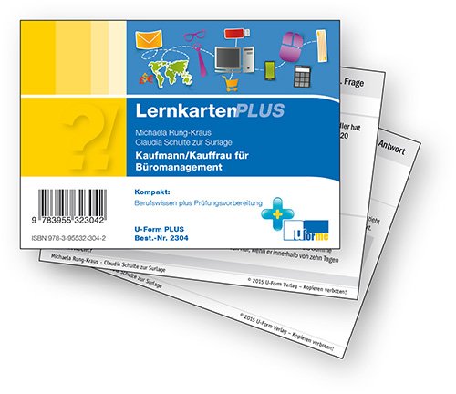 Lernkarten PLUS: Kaufmann/Kauffrau für Büromanagement: Kompakt: Berufswissen plus Prüfungsvorbereitung